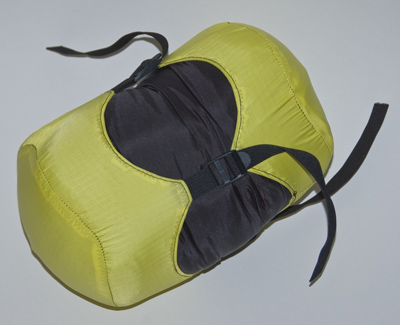 Sleeping bag in compression bags
